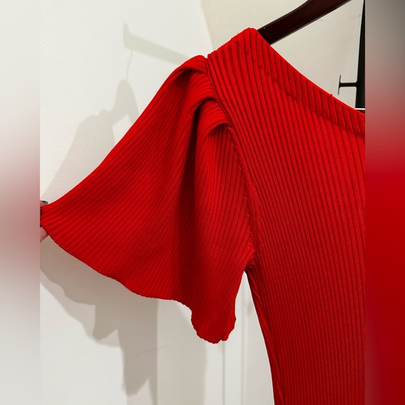 Carolina Herrera Red Gown - Picture 4 of 6